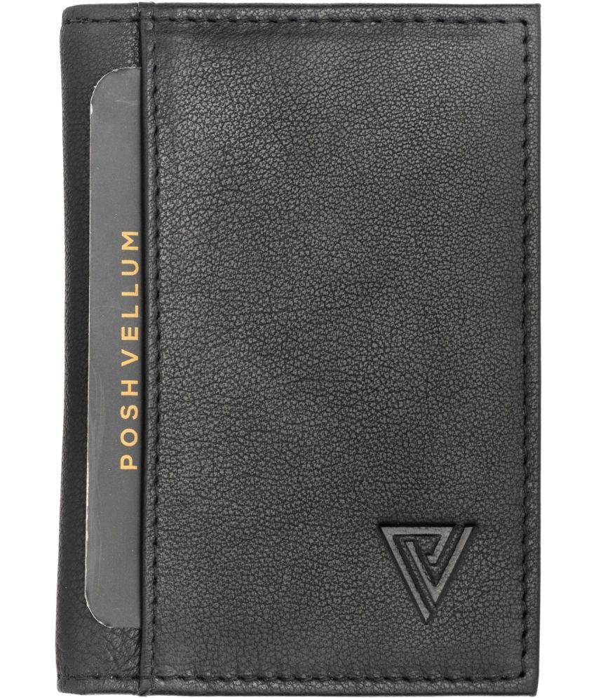     			POSH VELLUM Multi 100% Leather Men's RFID Wallet ( Pack of 1 )