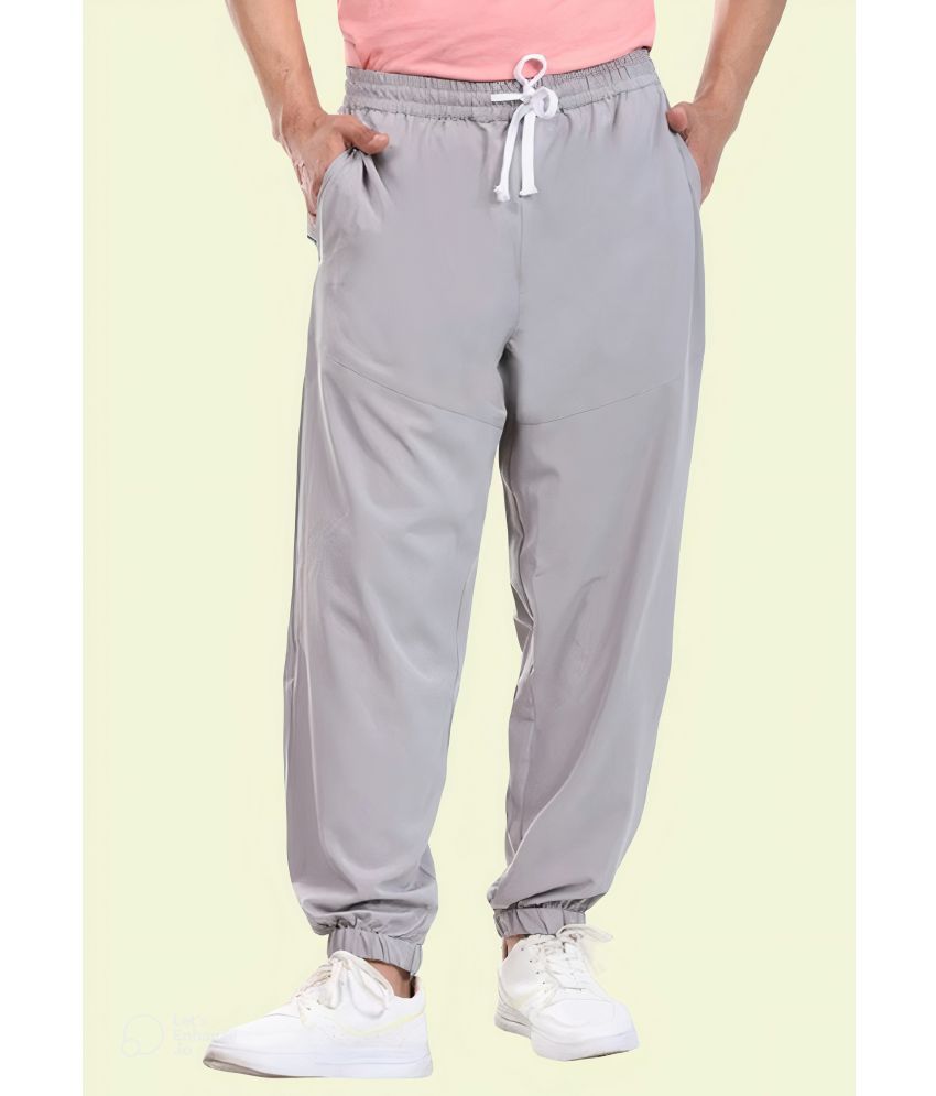     			PP Kurtis Grey Lycra Men's Joggers ( Pack of 1 )