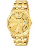 howdy Gold Metal Analog Men's Watch