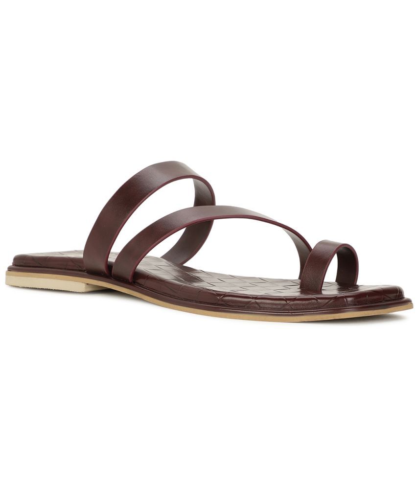     			Bata Brown Women's Flats