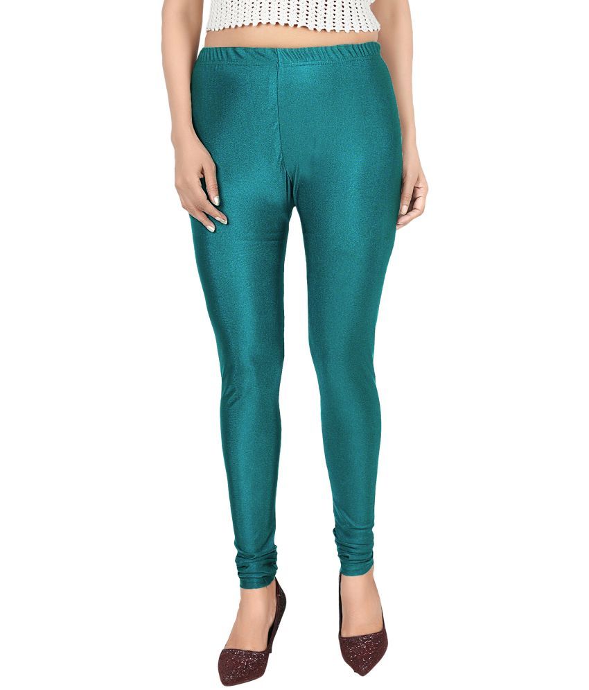     			Colorscube - Sea Green Lycra Women's Leggings ( Pack of 1 )