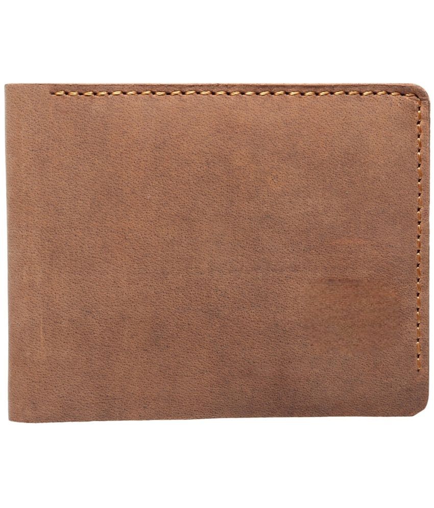     			DCENT KRAFT Tan Leather Men's Two Fold Wallet ( Pack of 1 )