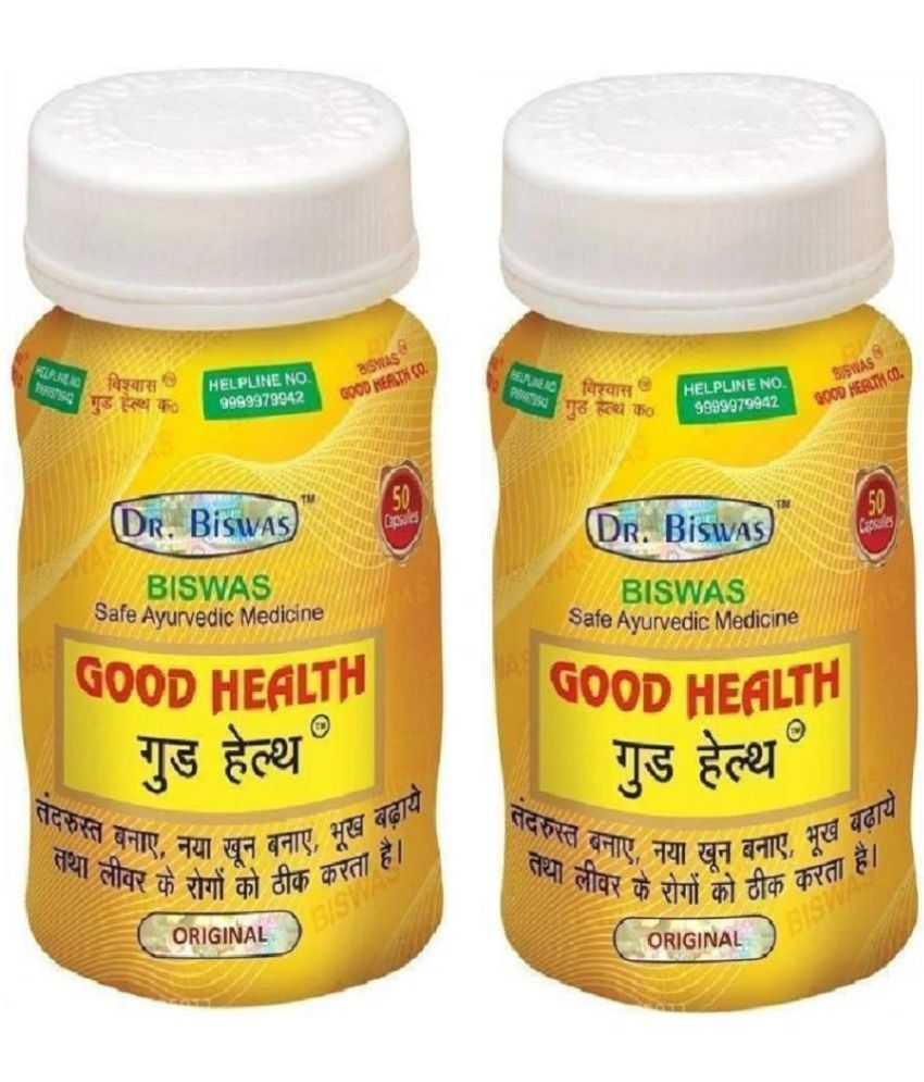     			Dr. Biswas Good Health Capsule 50 no.s Unflavoured Pack of 2