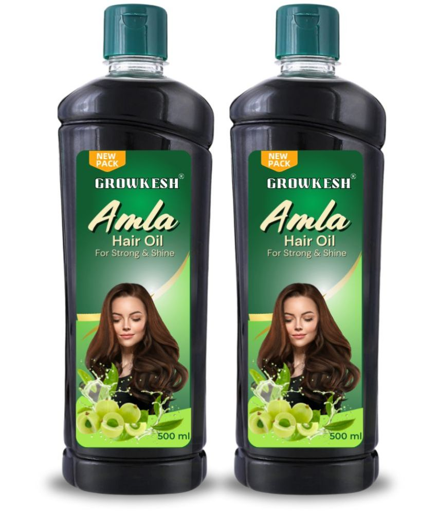     			Growkesh Anti Dandruff Amla Oil 1000ml ( Pack of 2 )