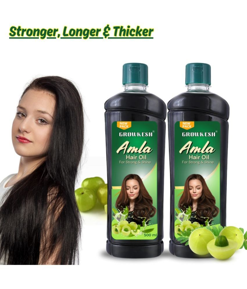     			Growkesh Straightening Amla Oil 500 ml ( Pack of 2 )