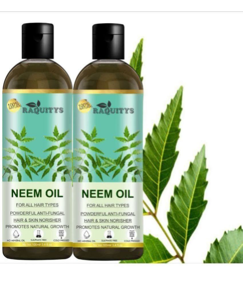     			RAQUITYS Anti Dandruff Neem Oil 200 ml ( Pack of 2 )