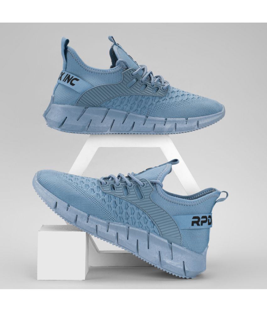     			RapidBox Blue Men's Sneakers