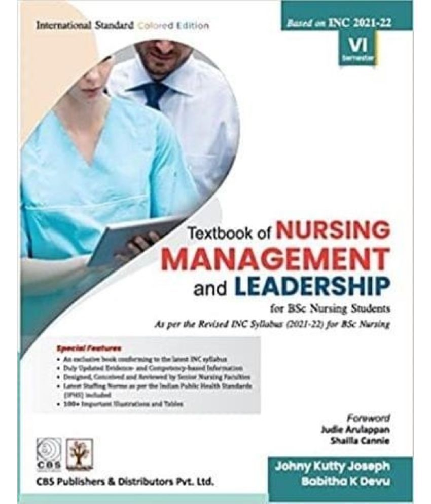     			Textbook of Nursing Management and Leadership for Bsc Nursing Students VI Semester