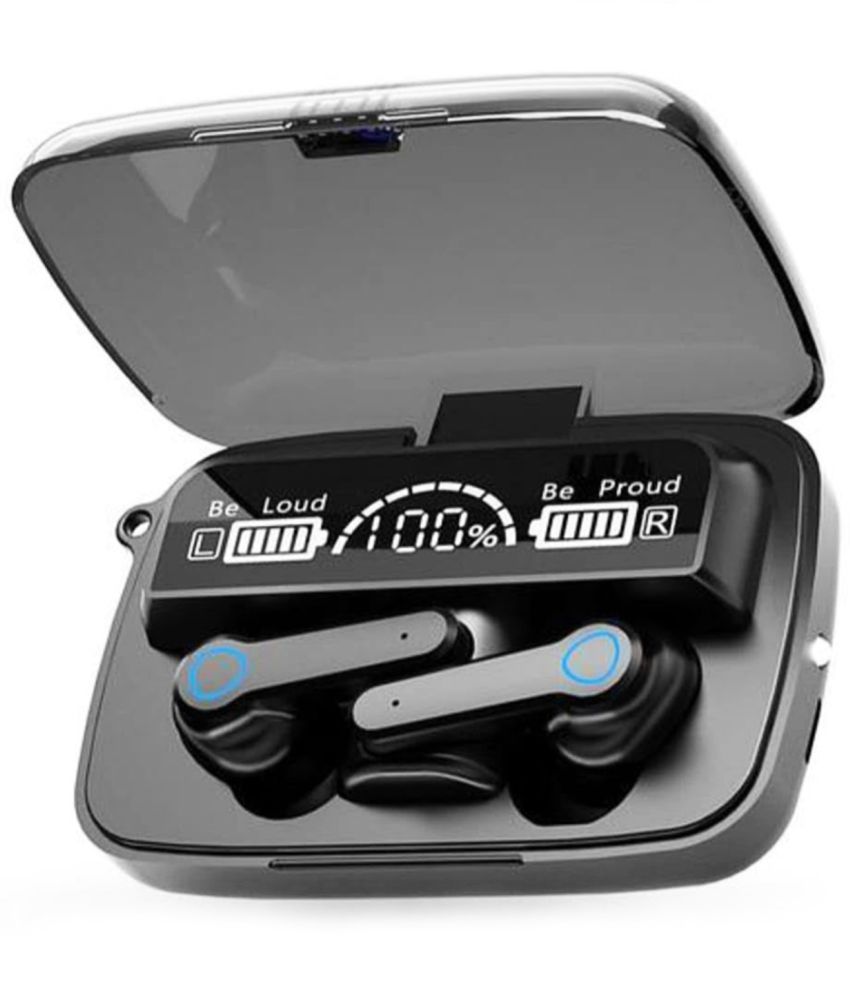     			Vertical9 Earbud 8hrs playtime Type C True Wireless (TWS) In Ear 8 Hours Playback Active Noise cancellation IPX4(Splash & Sweat Proof) Black