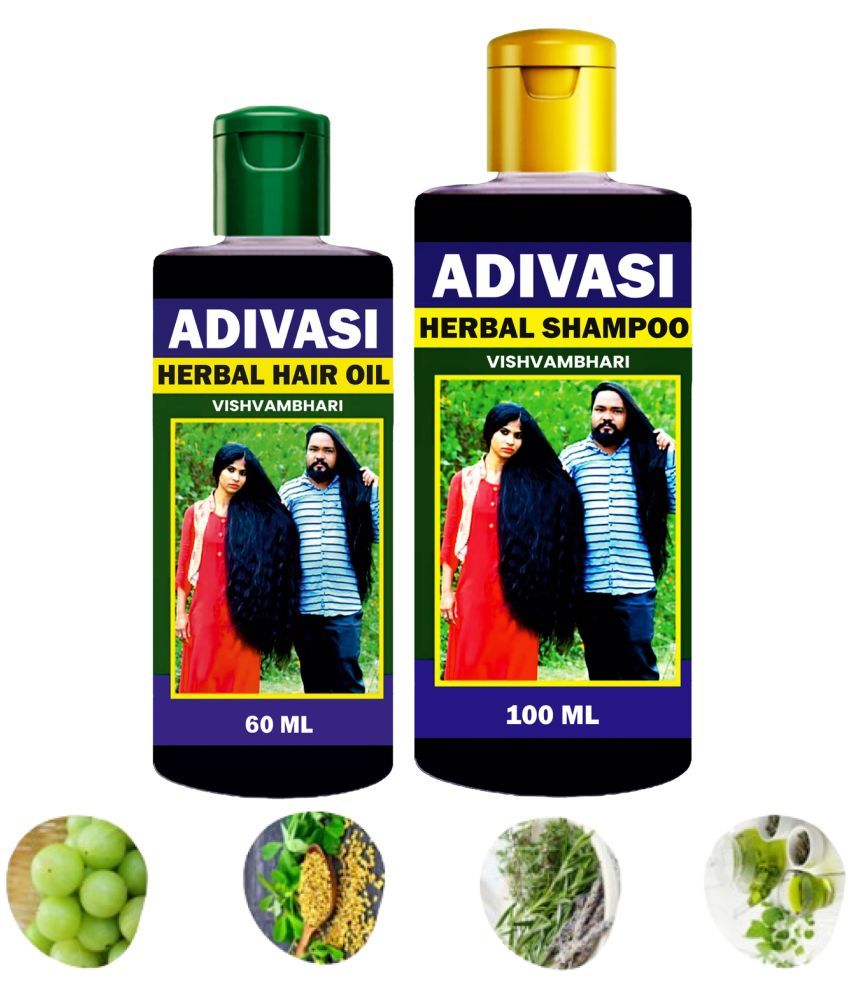     			Vishvambhari Adivasi Harbel Hair oil & shampoo For Smooth and Silky Hair oil_x