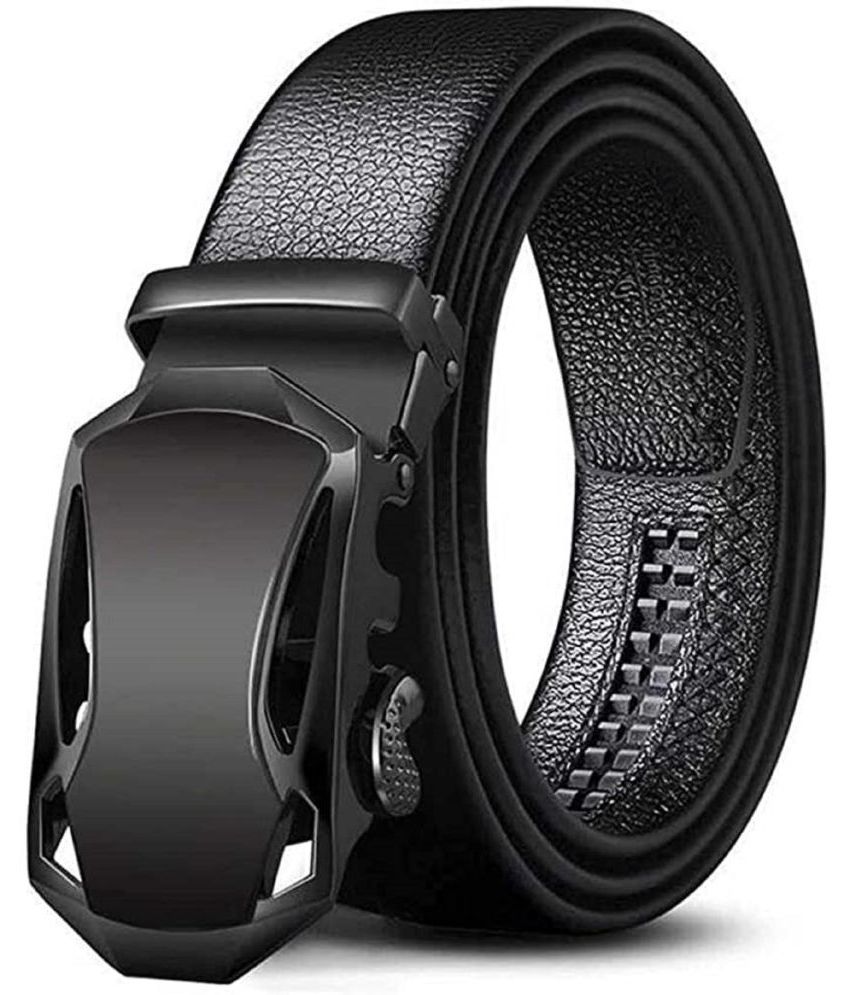     			banistrokes - Black Leather Men's Casual Belt ( Pack of 1 )