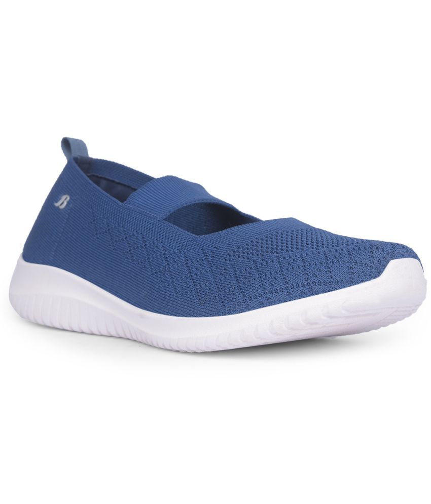     			Bata Blue Women's Casual Ballerinas