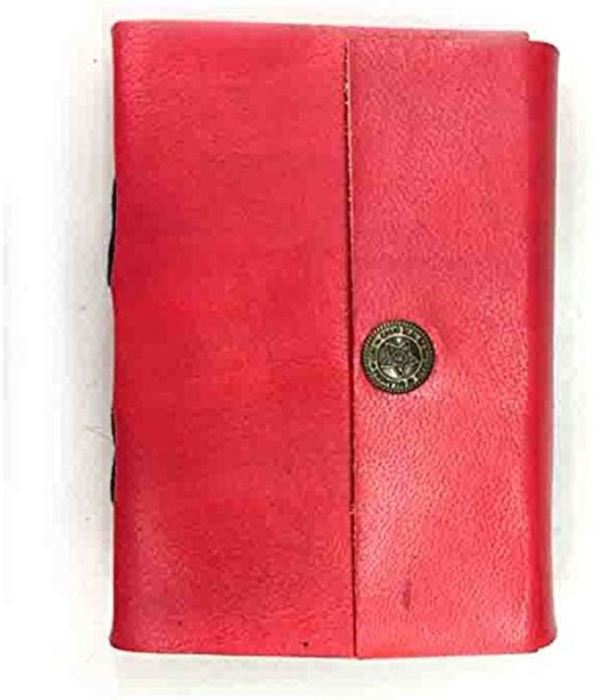     			Handmade Journal/Writing Notebook/Blank Diary/Un Lined Pages Book, Leatherbound - 100 Pages, 5 x 3.5 inches