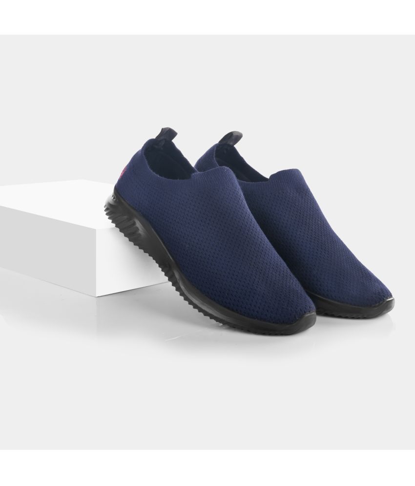     			LA MARCA Navy Men's Slip-on Shoes