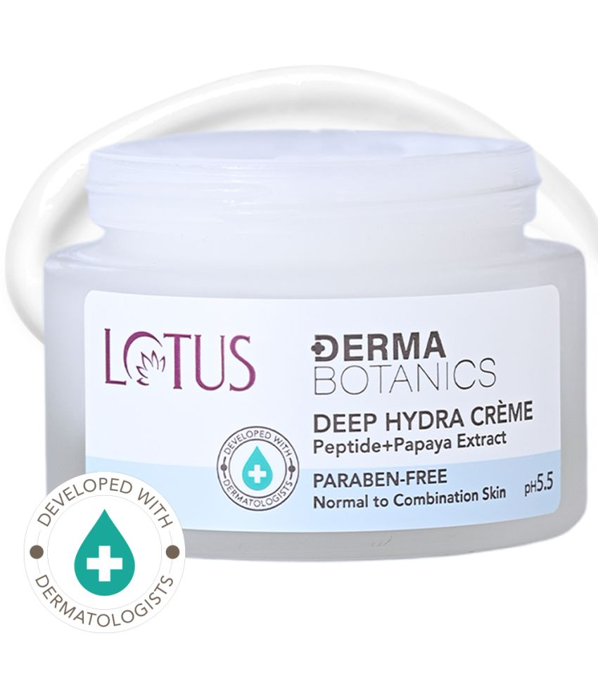     			Lotus Herbals DermaBotanics Peptide + Papaya Extract Deep Hydra Creme 50g (Pack of 1)