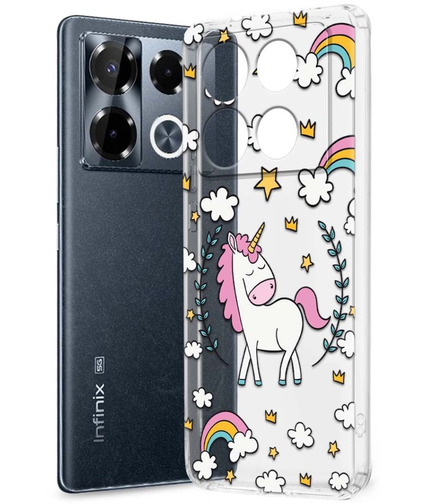     			NBOX Multicolor Printed Back Cover Silicon Compatible For Infinix Note 40 pro plus 5G ( Pack of 1 )