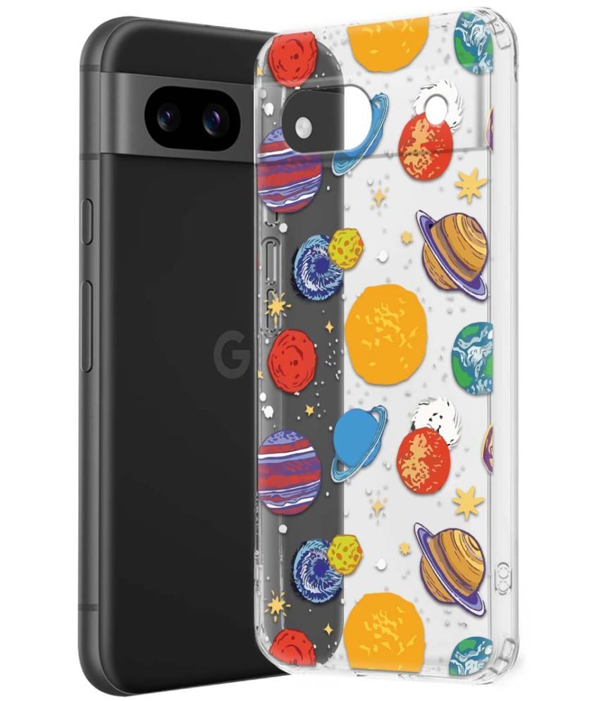     			NBOX Multicolor Printed Back Cover Silicon Compatible For Google Pixel 8a ( Pack of 1 )