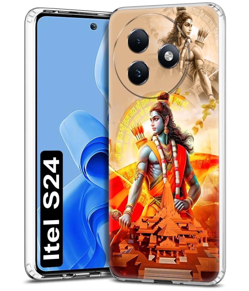     			NBOX Multicolor Printed Back Cover Silicon Compatible For Itel S24 5G ( Pack of 1 )