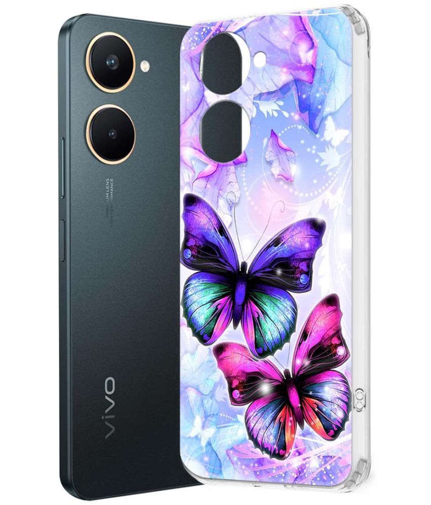     			NBOX Multicolor Printed Back Cover Silicon Compatible For Vivo Y18e ( Pack of 1 )