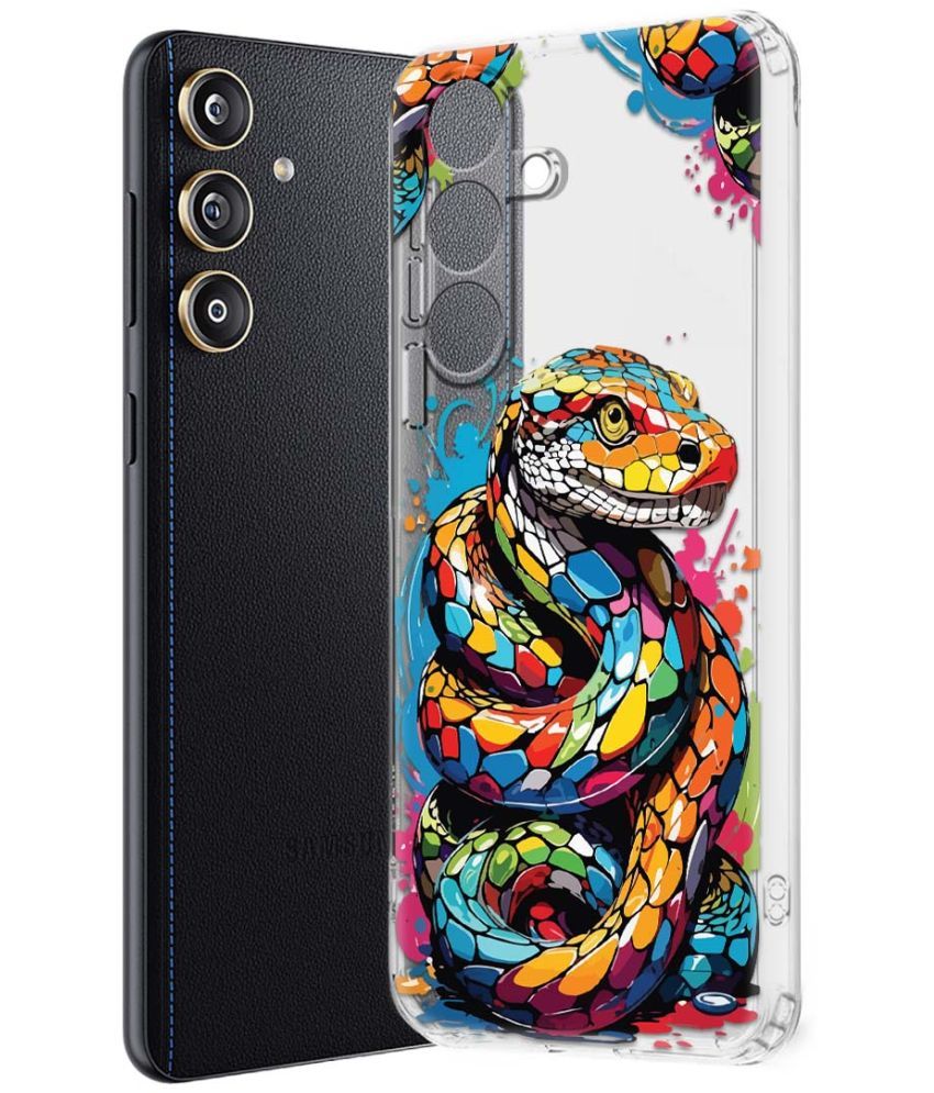     			NBOX Multicolor Printed Back Cover Silicon Compatible For Samsung Galaxy F55 5G ( Pack of 1 )