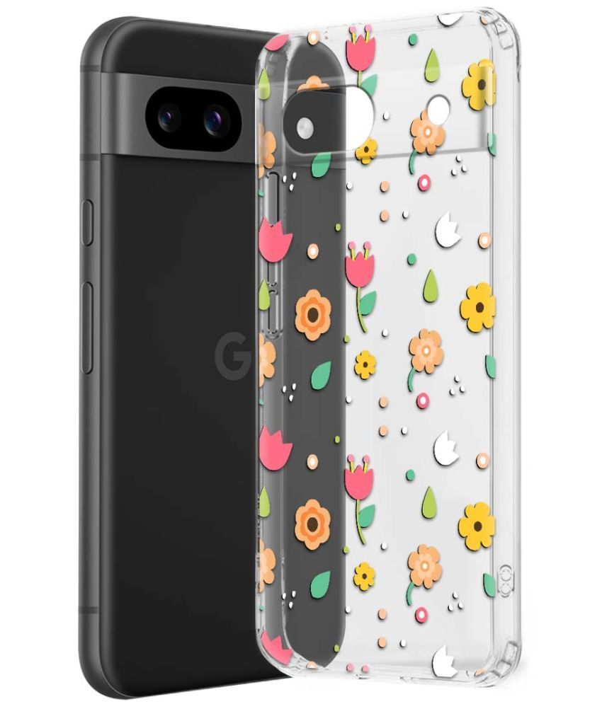     			NBOX Multicolor Printed Back Cover Silicon Compatible For Google Pixel 8a ( Pack of 1 )