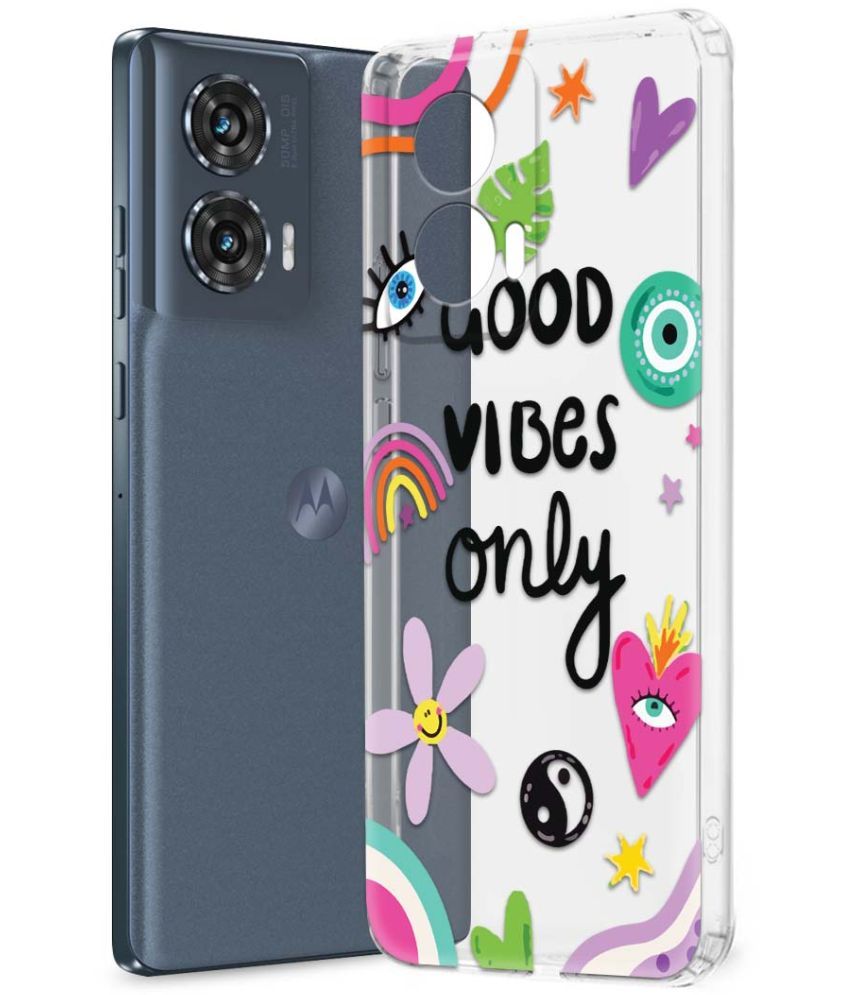     			NBOX Multicolor Printed Back Cover Silicon Compatible For Moto Edge 50 Fusion ( Pack of 1 )