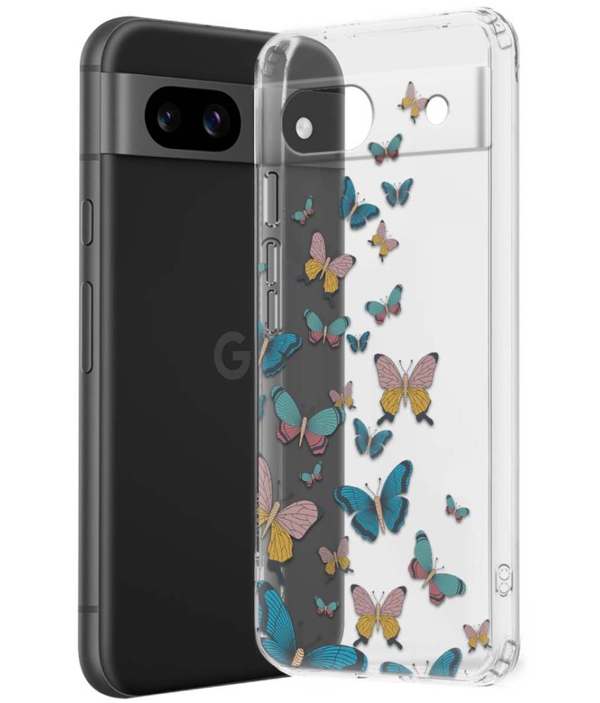     			NBOX Multicolor Printed Back Cover Silicon Compatible For Google Pixel 8a ( Pack of 1 )