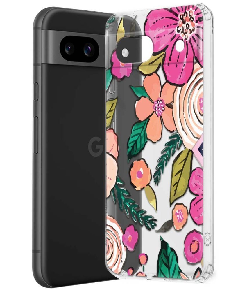     			NBOX Multicolor Printed Back Cover Silicon Compatible For Google Pixel 8a ( Pack of 1 )