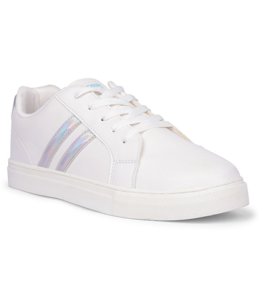     			North Star White Women's Sneakers