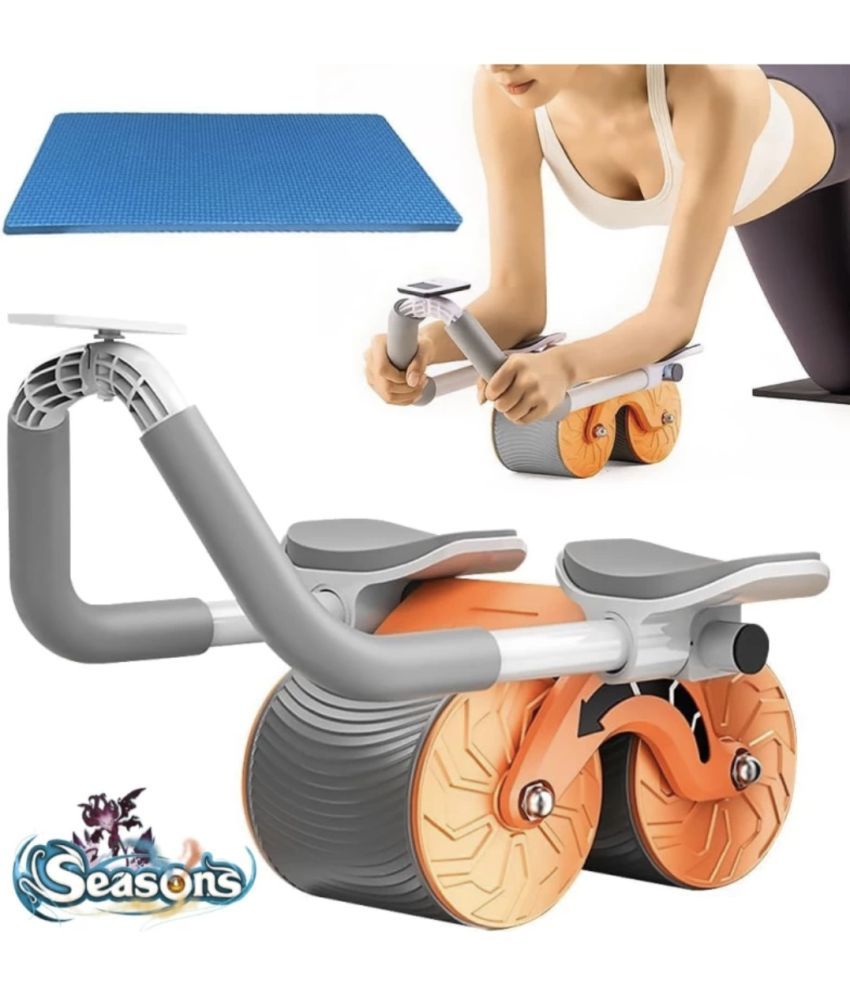     			Roller Wheel Exercise with Elbow Support, Automatic Rebound Abdominal Wheel Ab Exerciser