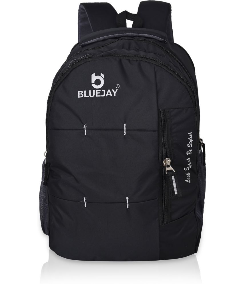     			Bluejay Black Polyester Backpack ( 35 Ltrs )