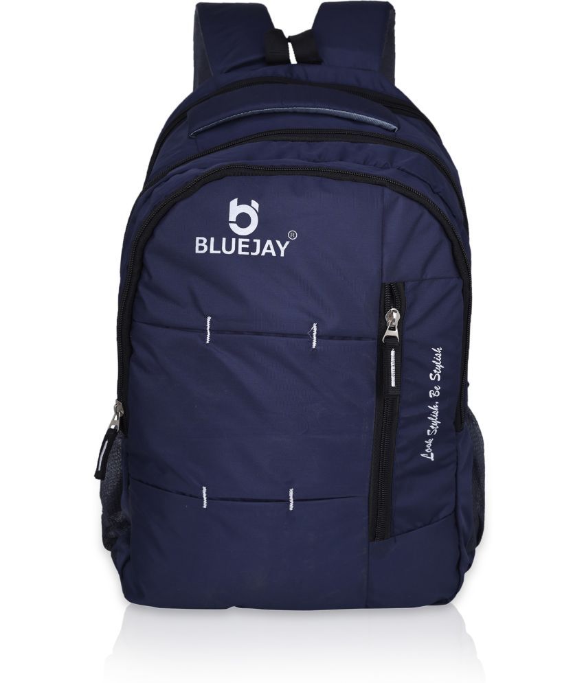     			Bluejay Blue Polyester Backpack ( 40 Ltrs )