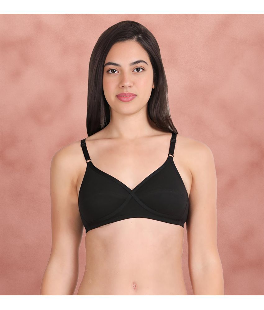     			Susie Cotton Non Padded Women's Everyday Bra ( Black ) LB004-BlackBeauty