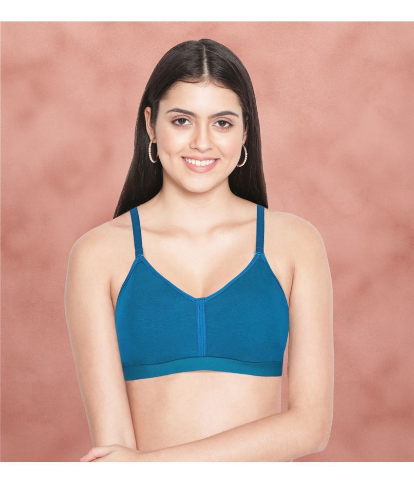     			Susie Blue Cotton Non Padded Women's Everyday Bra ( Pack of 1 )