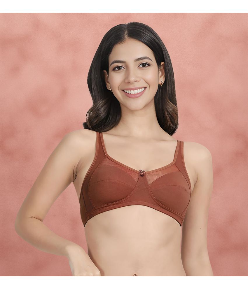     			Susie Mesh Non Padded Women's Everyday Bra ( Rust ) DIP1003-RusticBrown