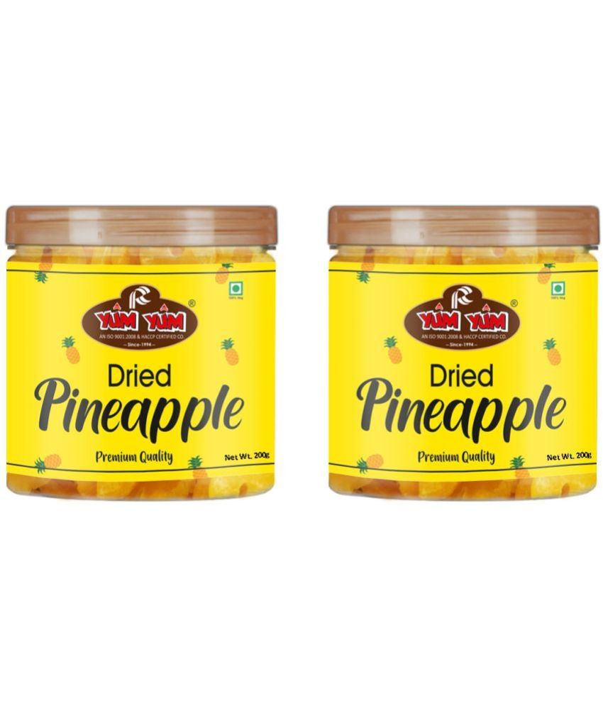     			YUM YUM Premium Dried Pineapple Pack of 2x200g (400G)