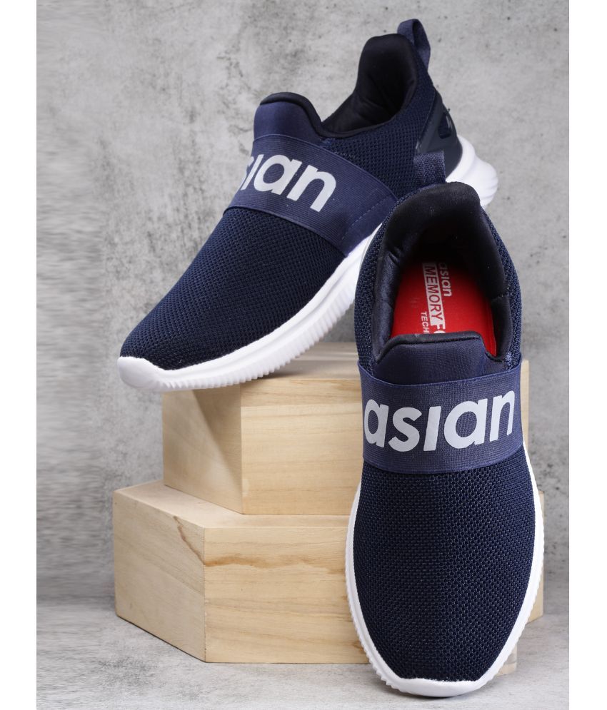     			ASIAN SUPERWALK-11 Navy Men's Sports Running Shoes