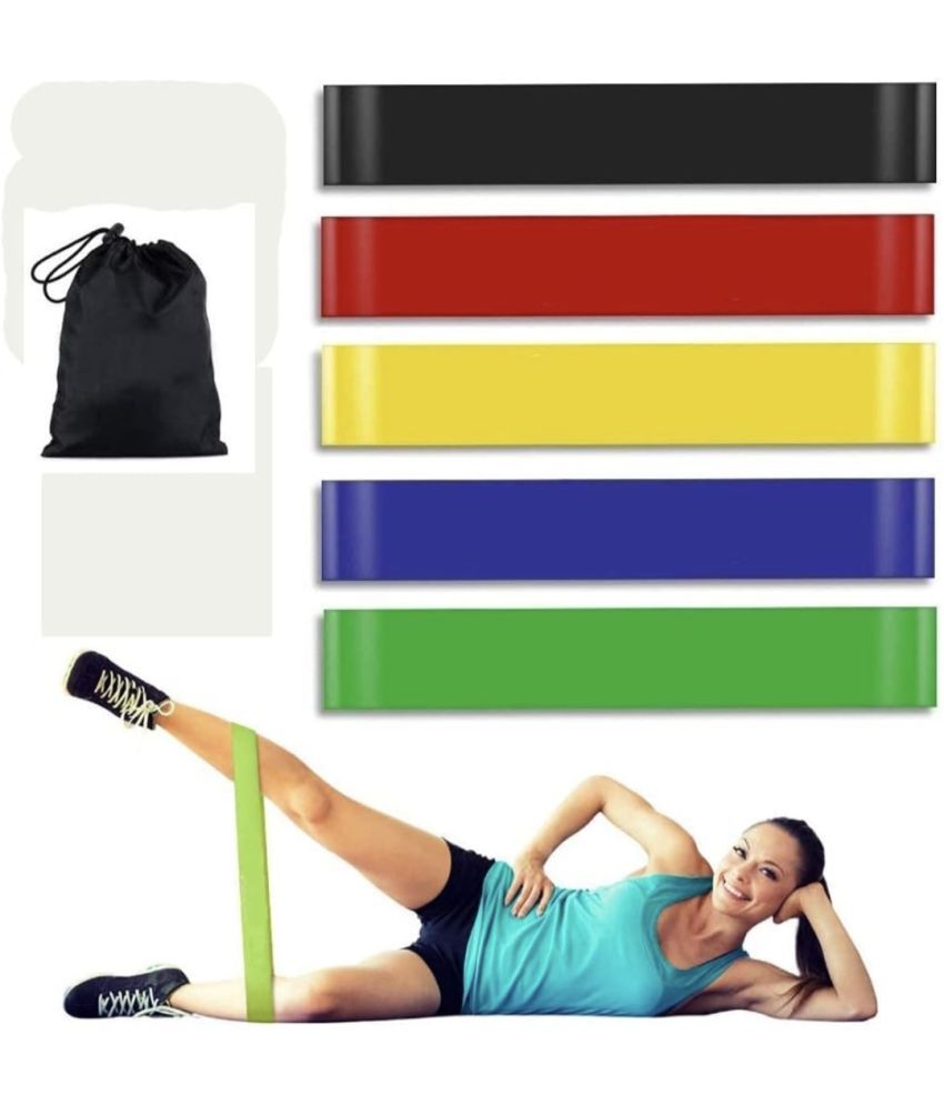     			Fitgo Rubber Mini Loop Resistance Band Black - Heaviest Resistance