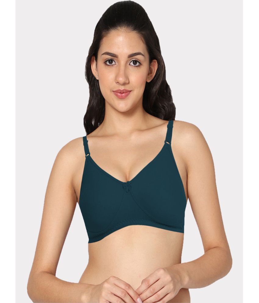     			IN CARE LINGERIE Teal Cotton Lightly Padded Women's T-Shirt Bra ( Pack of 1 )