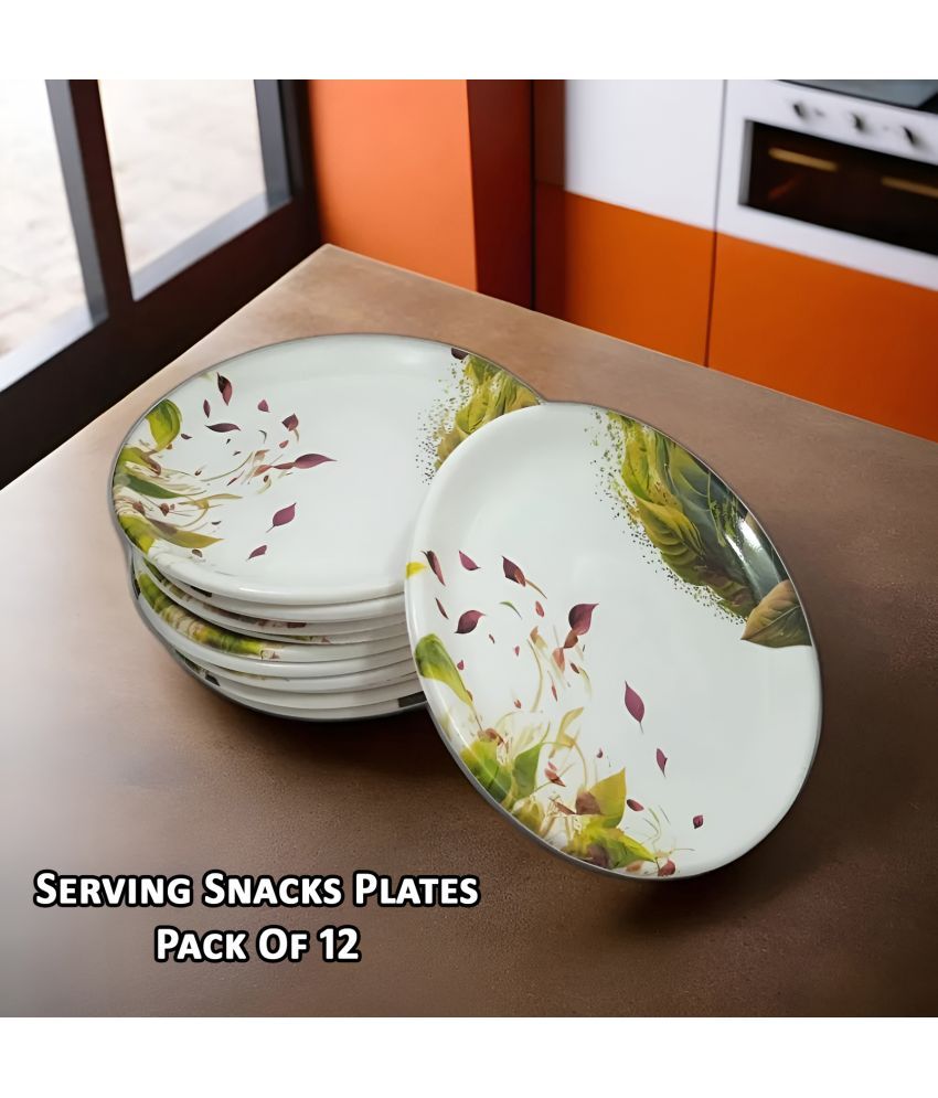     			Inpro 12 Pcs Melamine Multi Color Quarter Plate