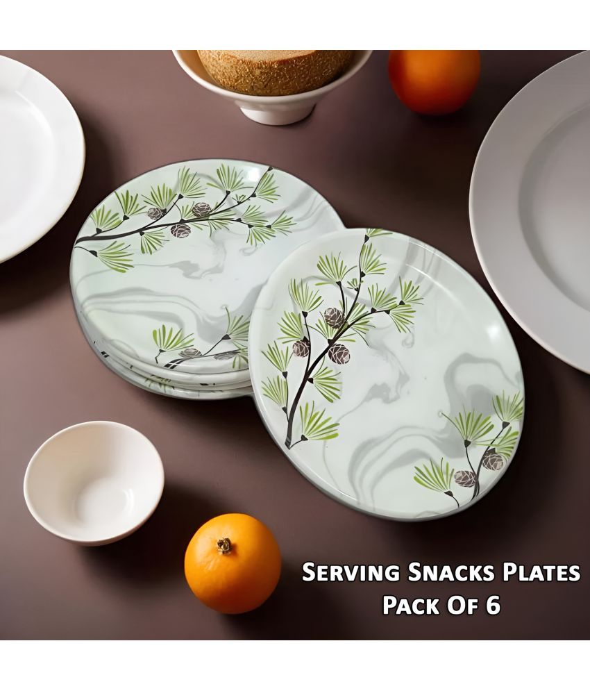     			Inpro 6 Pcs Melamine Multi Color Quarter Plate