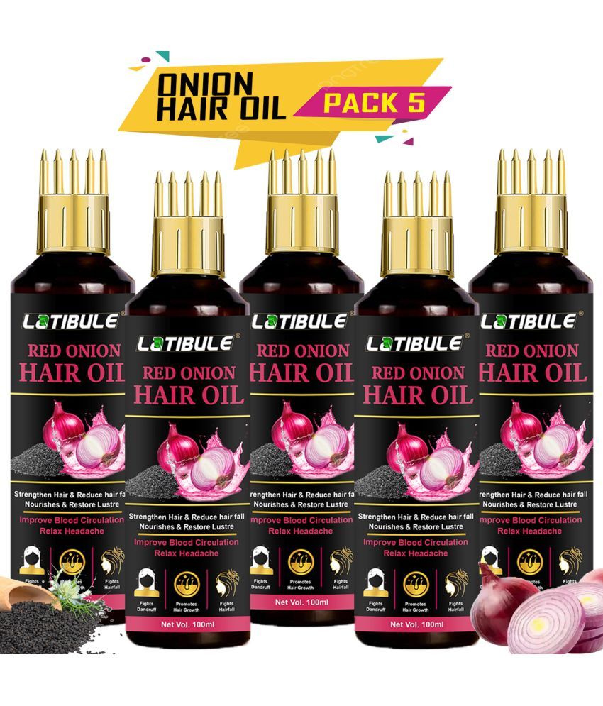     			Latibule Anti Hair Fall Onion Oil 100 ml ( Pack of 5 )