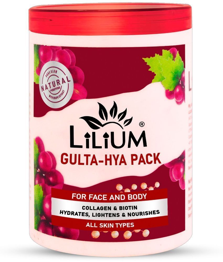     			Lilium Glowing Radiance Face Pack Gluta Hya 900ml | Hydrates | Helps Skin Retain Moisture 24x7