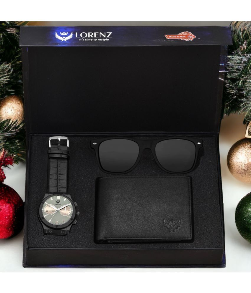     			Lorenz Watch,Wallets,Sunglasses Formal Gift Set