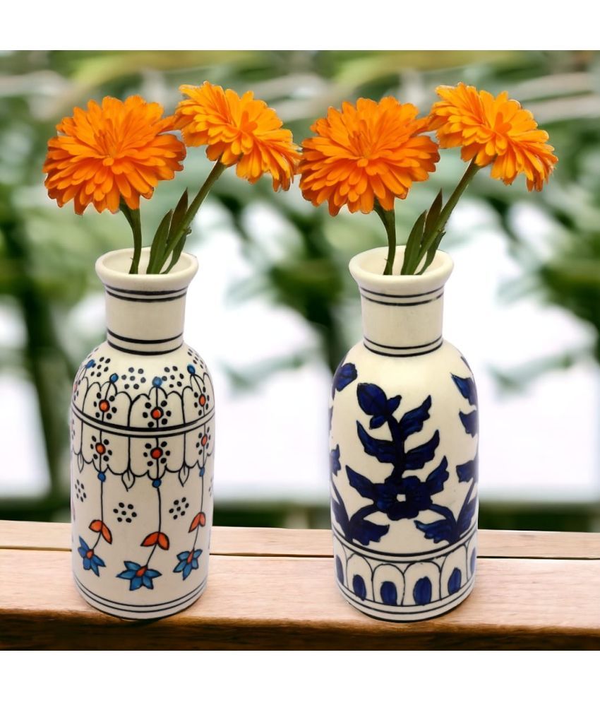     			Malaikah Ceramic Table Vase 15 cms - Pack of 2