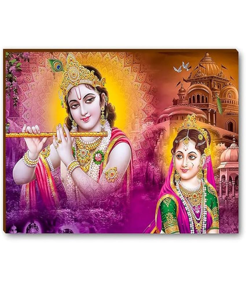     			Manas Radha Krishna Religious Wallpaper ( 60 X 90 ) cm (Pack of 1)