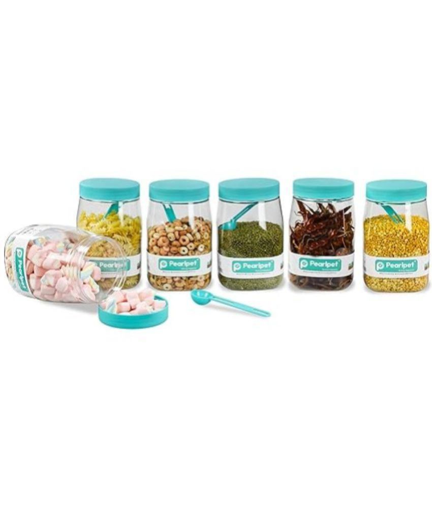     			PearlPet Plastic Green Multi-Purpose Container ( Set of 6 )