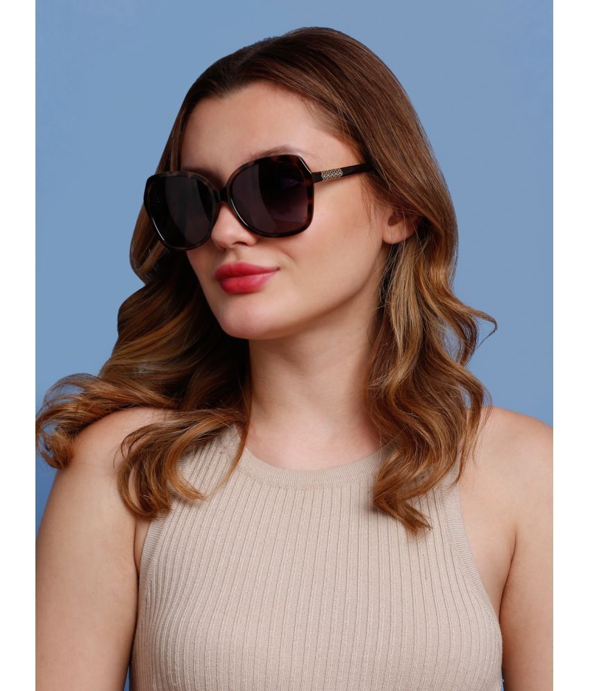     			Sunnies Black Oversized Sunglasses ( Pack of 1 )