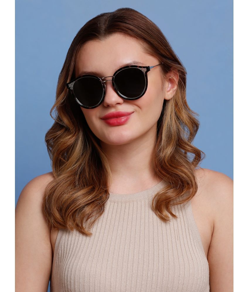     			Sunnies Black Round Sunglasses ( Pack of 1 )