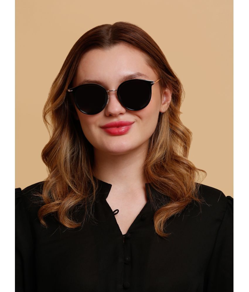     			Sunnies Black Round Sunglasses ( Pack of 1 )